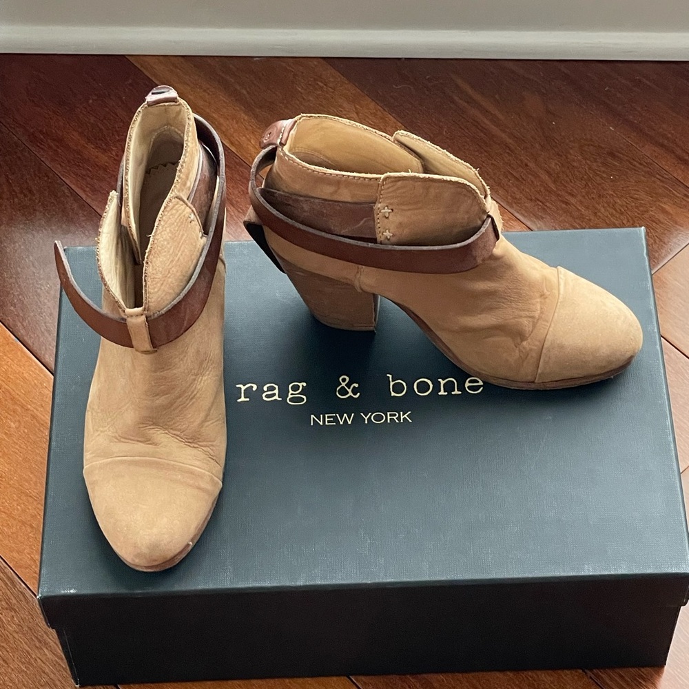 Rag & bone harrow boots color camel size 35